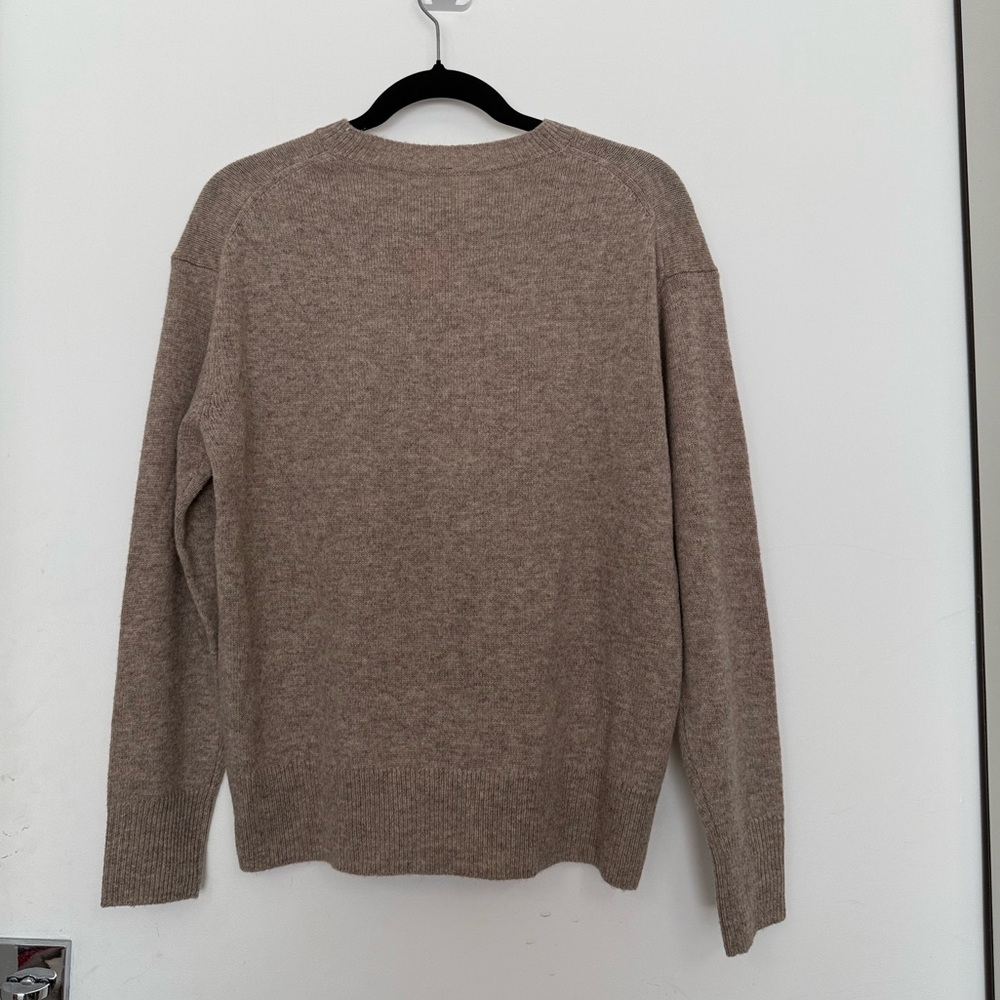 Muji Oatmeal Colored Wool Sweater - Picture 5 of 6